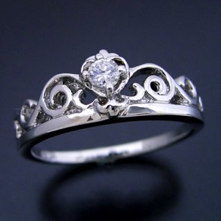 群馬県・Kさま（購入商品：ティアラがモチーフの婚約指輪 [No7643]）