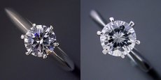 画像9: １カラット版：どの指輪のデザインとも違う、６本爪ティファニーセッティングタイプの婚約指輪 (9)