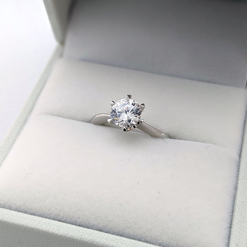 画像5: １カラット版：アームデザインが新しいティファニーセッティングの婚約指輪 (5)