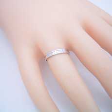 画像5: シンプルなクロスラインの結婚指輪 (5)