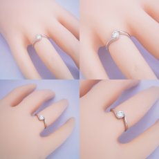 画像5: 抱き合わせ伏せこみタイプの婚約指輪 (5)