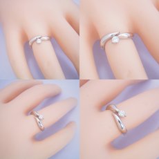 画像5: 柔らかいラインでシンプルなデザインの婚約指輪 (5)