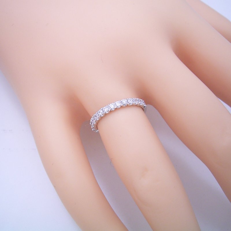 画像5: 最高品質のダイヤモンドで作るハーフエタニティリング (5)