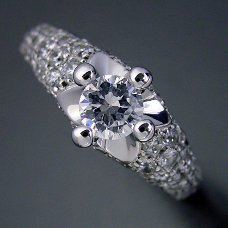 画像3: 柔らかい印象の可愛い婚約指輪 (3)