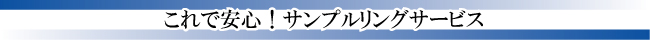 これで安心!婚約指輪サンプルリングサービス